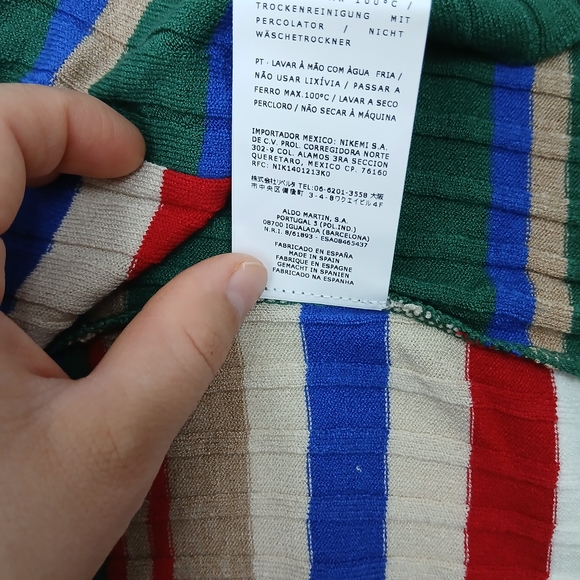 Aldo Martins Multicolor Striped Top - Picture 11 of 11